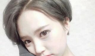 圆脸的短发发型