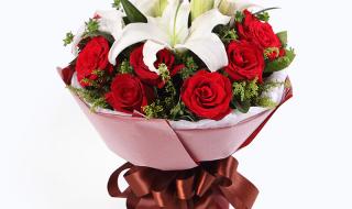 我会送你红色玫瑰
